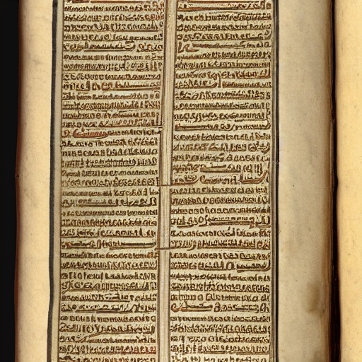 Illuminated manuscript coptic 13th century