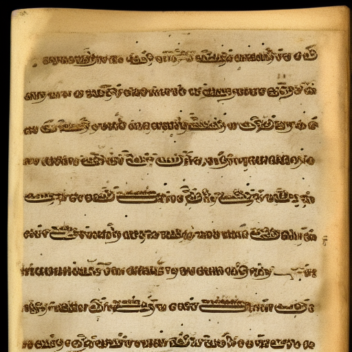 12th century bilingual manuscript in two unknown alphabets, high-contrast scan