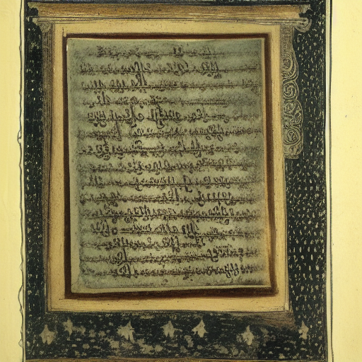 Astral symbolism written in silver ink on dark paper, manuscript illustration, 10th century