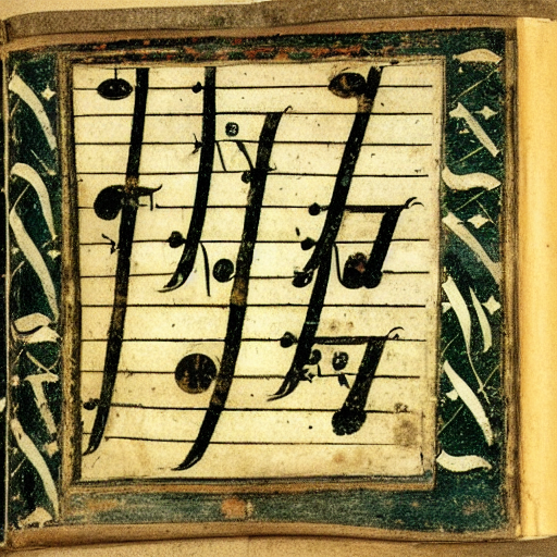 12th century manuscript in an unknown alphabet, high-contrast, high-resolution scan
