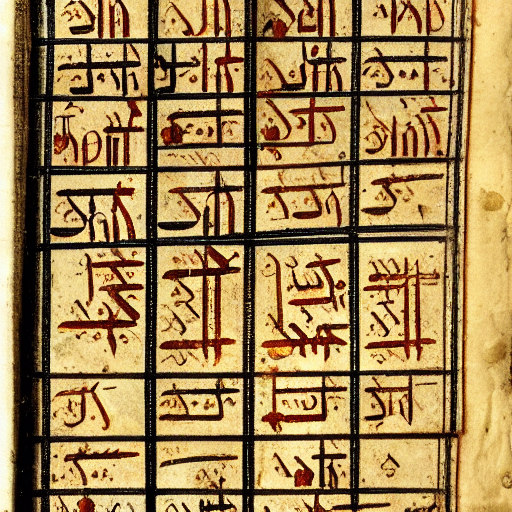 12th century manuscript in an unknown alphabet, jewish
