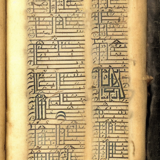 12th century manuscript in an unknown alphabet, jewish