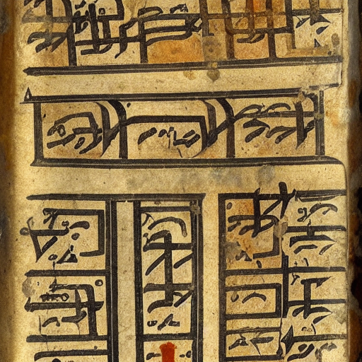 12th century manuscript in an unknown alphabet, jewish