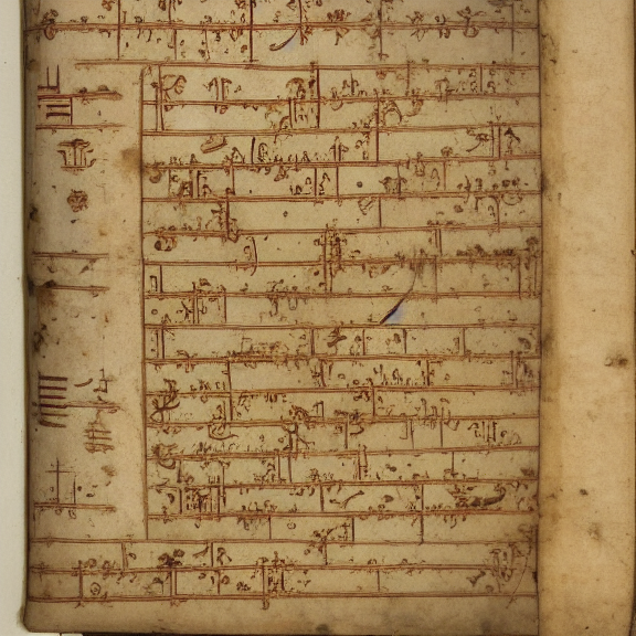 18th century manuscript in an unknown alphabet