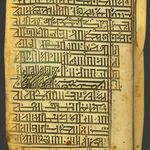 12th century manuscript in an unknown alphabet, jewish