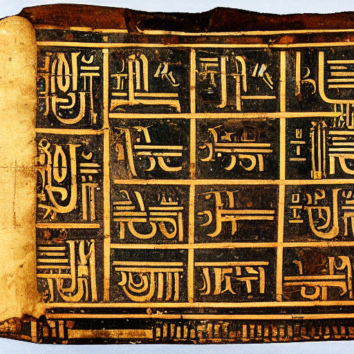 Astrological talisman papyrus 9th century