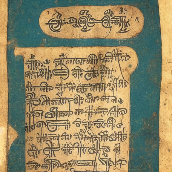 12th century manuscript in an unknown alphabet