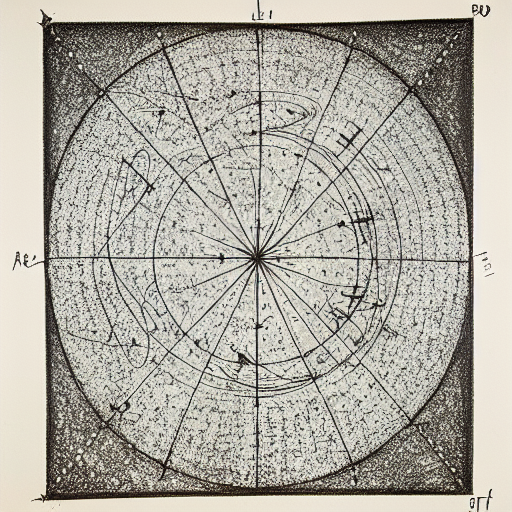 Star constellations graphed in silver ink on black paper, 10th century manuscript